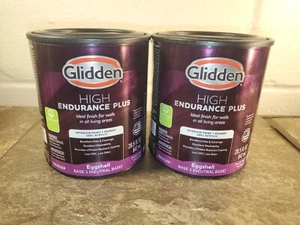 New! 2 Cans Glidden HEP Interior Paint Base - Eggshell Stage/Base 3 - Picture 1 of 6