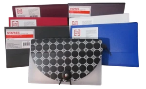 13 Pocket Expandable Receipt Coupon File & Document Case A6 Dual Expansion - Picture 1 of 35