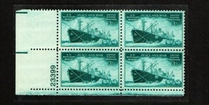 1946 U.S. Commem 3c Green Merchant Marine Plt#Blk Sc#939 M/NH/OG * Pristine - Picture 1 of 1