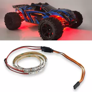 LED Lichtleiste Beleuchtung Karosserie Chassis für RC 1/10 Traxxas Rustler - Bild 1 von 9