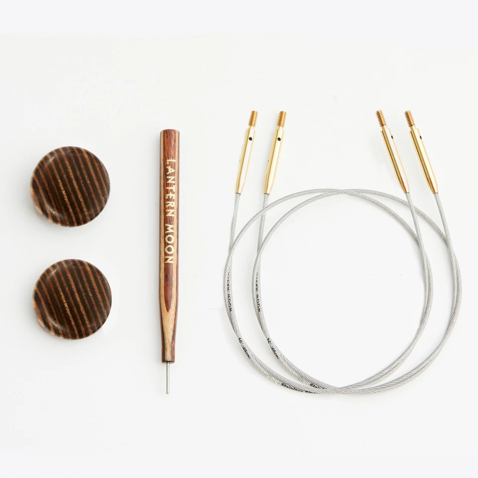 2 St. Lantern Moon SWIVEL CORDS 360° Nadelseile 40 - 150 cm Länge