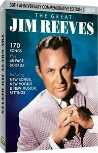 The Great Jim Reeves 8CD Set 170 Songs + 48 Page Book BRAND NEW & SEALED - Foto 1 di 5