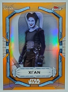 XI'AN 2022 Star Wars Topps Finest Orange Refractor #96 16/25 - Picture 1 of 2