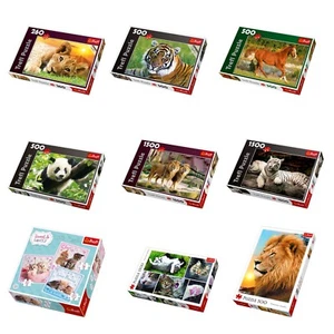 Juegos de rompecabezas Trefl 30-1500 piezas animales león gato caballo tigre panda gatitos - Imagen 1 de 29