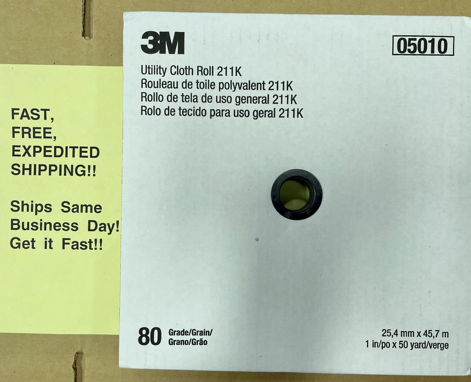 Rollo de tela utilitaria 3M 05010; 211K; ¡ENVÍO RÁPIDO GRATUITO EL MISMO DÍA!! Foto 1 de 1