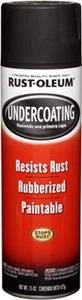 Rust-Oleum Black Undercoating Spray 15oz (12 Pack), Protects Rust & Road Damage - Picture 1 of 2