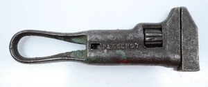 Antiker Patent 1897 kleiner verstellbarer Rohrschraubstock Schraubenschlüssel Werkzeug Vintage - Bild 1 von 11