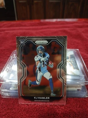 KJ Hamler RC 2020 Panini Prizm Football #315 NFL Broncos - Image 1 of 2
