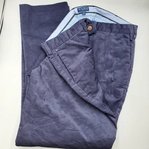 Peter Millar Crown Crafted marineblaue Cordhose für Herren 38 (36) x 30 vorne flach defekt - Bild 1 von 11