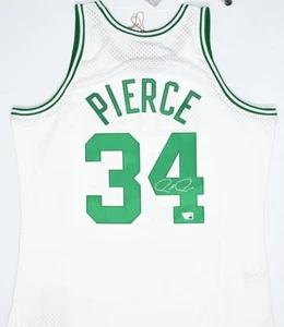 Paul Pierce Signed Celtics Mitchell & Ness White HWC Swingman Jersey- Fanatics - Picture 1 of 8