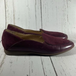 Dansko Lace Wine Leather Slip On Loafers Shoes Womens Size EU 39 US 8.5 - Picture 1 of 11
