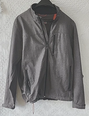 Hawke & Co Stretch Softshell Hooded Jacket Size M Mens Wind Water Resistant - Image 1 of 4