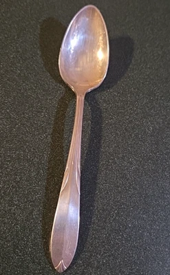 Obertura de cuchara de plata esterlina National Silver Co. 6" 27,34 gramos peso chatarra Foto 1 de 4