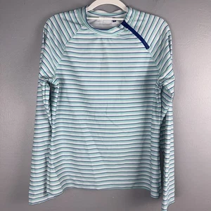 Top deportivo Cabana Life para mujer L rayas 1/4 cremallera lateral - Imagen 1 de 6