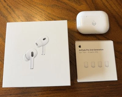 AirPods Pro 2 (Used, Lightning Cable, w/ Original Box) + XS Ear Tips 4 pack - Image 1 of 4