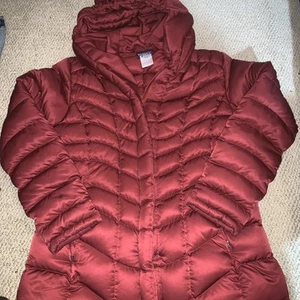 Patagonia Women’s Downtown Loft Jacket In Spanish MAROON Size XL MSRP $279 - Picture 1 of 3