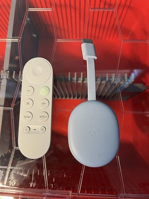 Google Chromecast with Google TV 4K  Model GZRNL Main Unit NO REMOTE With Cable - Image 1 of 3