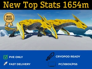 🔥ARK Survival Ascended PvE New Top Stats Managarmr 1654m PC/XBOX/PS5 ASA mana - Picture 1 of 6