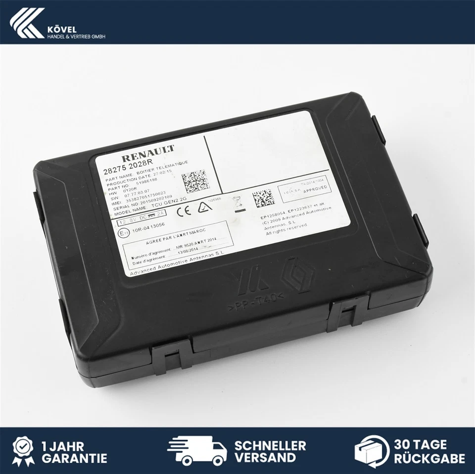 Bluetooth Controllo Telefono Auto Renault Scenic 3 282752028R - Immagine 1 di 2