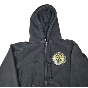 TOMORROW'S BAD SEEDS Mantis Zip Hoodie Hip Hop Punk Reggae BLK *See Measurements - Picture 1 of 7