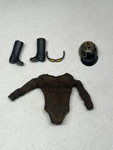 BARBIE HARLEY DAVIDSON Lot Boots Helmet Glasses And Outfit for Doll - Picture 1 of 7