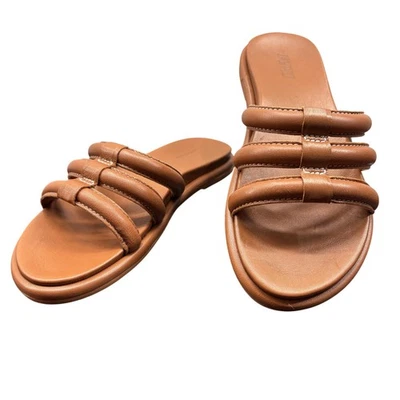 Olukai Tiare Zapatos Deslizables Mujer 6 Cuero Marrón Sandalias Cómodas Foto 1 de 4