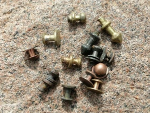 WWII WW2 Original German Soldier brass details from soldiers equipment (1726) - Picture 1 of 4