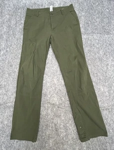 Mountain Hardware Men’s AP Pants Green Roll Snap Leg 32x29 Outdoor Stretch - Picture 1 of 8