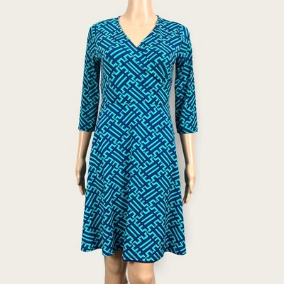 Stitch исправить 41 боярышник Renesme средний искусственного надежном печать вязаное платье * полностью с подкладкой - Изображение 1 из 4