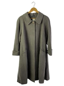 Burberrys Men's Angola Wool Coat Gray Fitted Repair Detail #EG ZIA - Picture 1 of 6