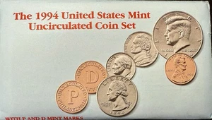 1994 U.S. Mint P&D Uncirculated Coin Set – Original Gov’t Packaging + COA - Picture 1 of 3