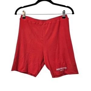 Neu mit Etikett White Fox Offstage gerippte Radshorts Kirsche Größe L - Bild 1 von 5