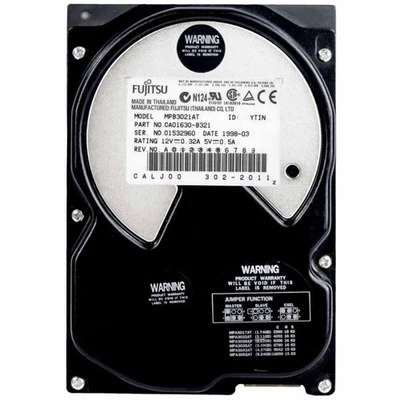 Fujitsu MPB3021AT HDD Hard Disk IDE PATA 3.5" 2.1GB EIDE Refurbished Computer - Image 1 of 2