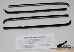 NEW 1957-1960 Ford Truck Window Felt Beltline Weatherstrip Set - Foto 1 di 1