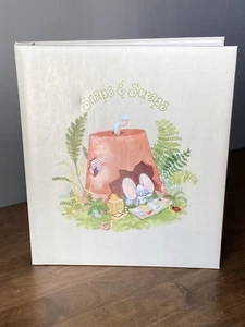Vintage Hallmark Expandable Photo Album Scrapbook Cute Mouse Snaps & Scraps Book - Picture 1 of 6