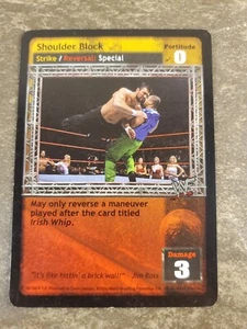 WWE WWF Raw Deal CCG -  Shoulder Block - Picture 1 of 3