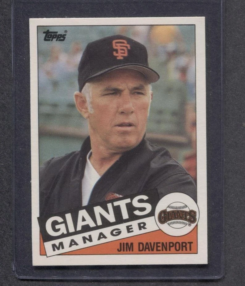 1985 Topps Traded #27T Jim Davenport (Giants)  Nm/Mt  (Flat Rate Ship) - Image 1 of 1