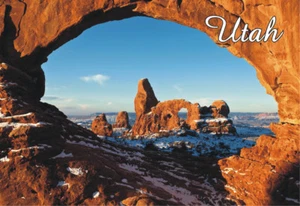 Turret Arch, Moab, Utah, UT, National Park, Souvenir Fridge Magnet 2 x 3 U710 - Picture 1 of 2