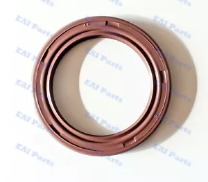 EAI 40x55x6mm FPM/FKM Oil Shaft Rotary Seal w/ Stainless Steel Spring Dbl Lip - Picture 1 of 2