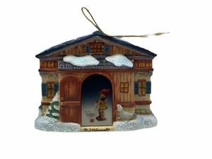 MI Hummel Christmas ornament figurine goebel Bavarian village Bradford Geese - Picture 1 of 5