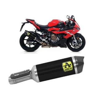 Pot D'Echappement Arrow Approuve Alu Noir R T F Carbon BMW S 1000 RR 2019 > 2023 - Photo 1/4