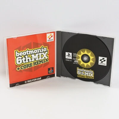 BEATMANIA 6th MIX + CORE REMIX PS1 Playstation For JP System 7196 p1 - Image 1 of 4