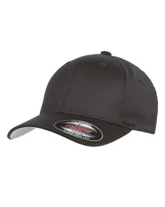 Flexfit Youth Wooly 6-Panel Cap 6277Y Hard Buckram Backed Front Panels OS - Picture 1 of 5