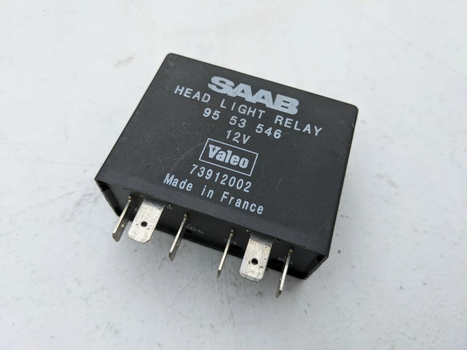 Saab 900 9000 Classic Head Light Lamp Headlight Relay 9553546 Control Unit Rare Foto 1 de 1