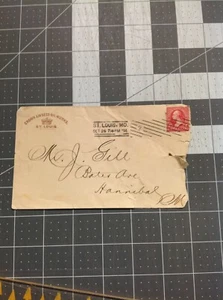 October 26, 1896 2 Cents George Washington Used Stamped Envelope Postal History - Picture 1 of 4