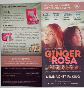 E286 Kino-Flyer GINGER & ROSA Elle Fanning - Picture 1 of 2