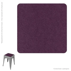 Eco Filz Auflage Kissen 8mm geeignet für Tolix Hocker inkl. Antirutsch - Bild 1 von 33