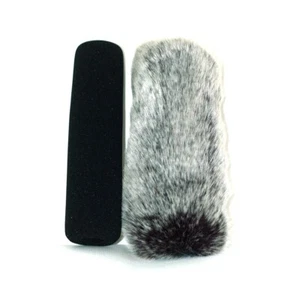 18cm Pelz Windschutzscheibe Windschutzscheibe für Sony ECM 670 678 680 ME66 Schrotflinte Mikrofon - Bild 1 von 9