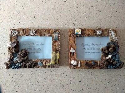 Две новые специальные моменты картина рамки медведи 3,5 «X 5» смолы уникальная коллекция - Изображение 1 из 4