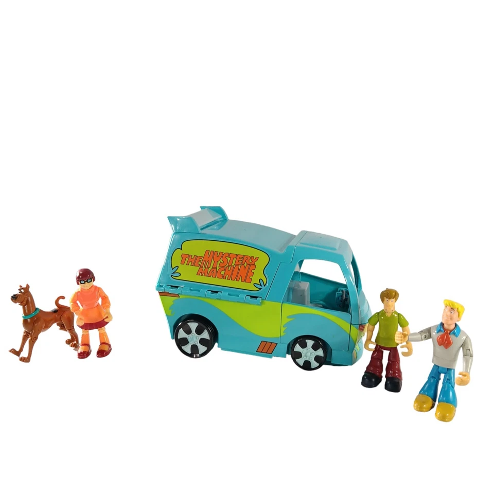 Scooby-Doo The Mystery Machine 2007 furgoneta con 4 figuras Thinkway Toys Foto 1 de 4